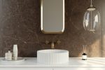 Das neue Waschbecken Zoe TOP aus dem hybriden Mineralwerkstoff Silestone® hat ein stylisches, minimalistisches Design mit organischer Linienführung. Foto: Cosentino