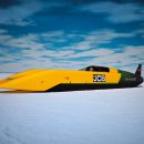 The JCB Hydromax, featuring TOPAQ system components from Poppe + Potthoff, set a new hy-drogen world land speed record. (Image: J. C. Bamford Excavators Ltd.)